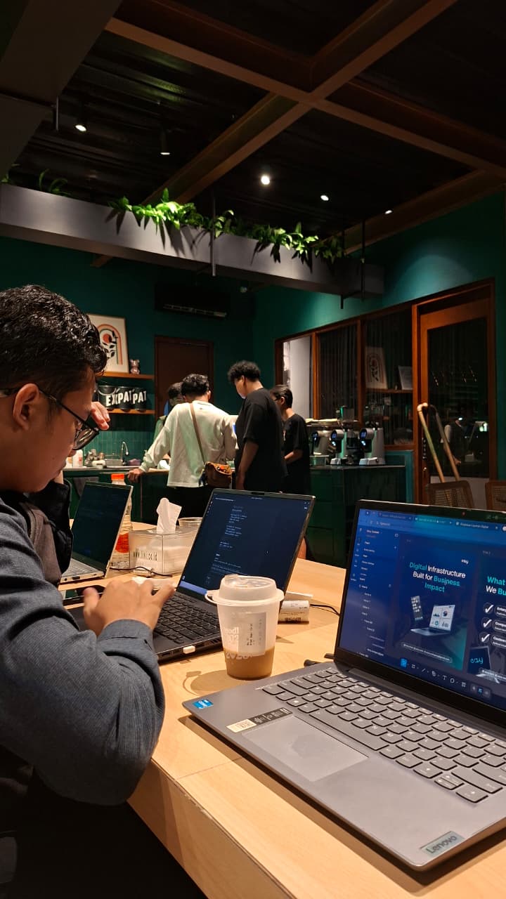 Diverse professional team in a modern studio